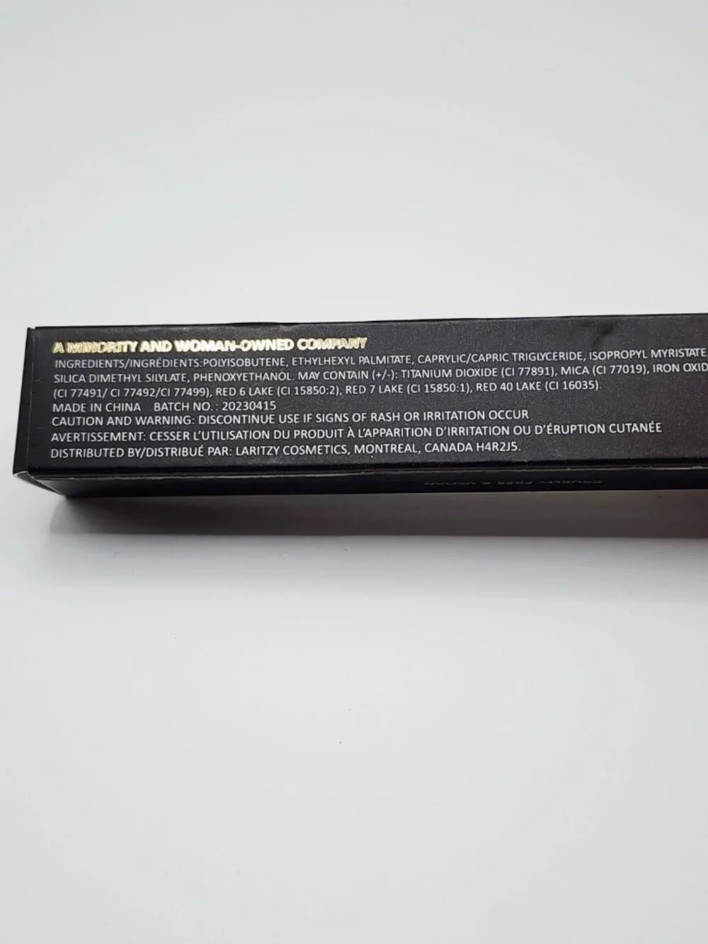 Laritzy Cosmetics Lip Gloss  Cruelty Free Vegan Hydrating High Shine